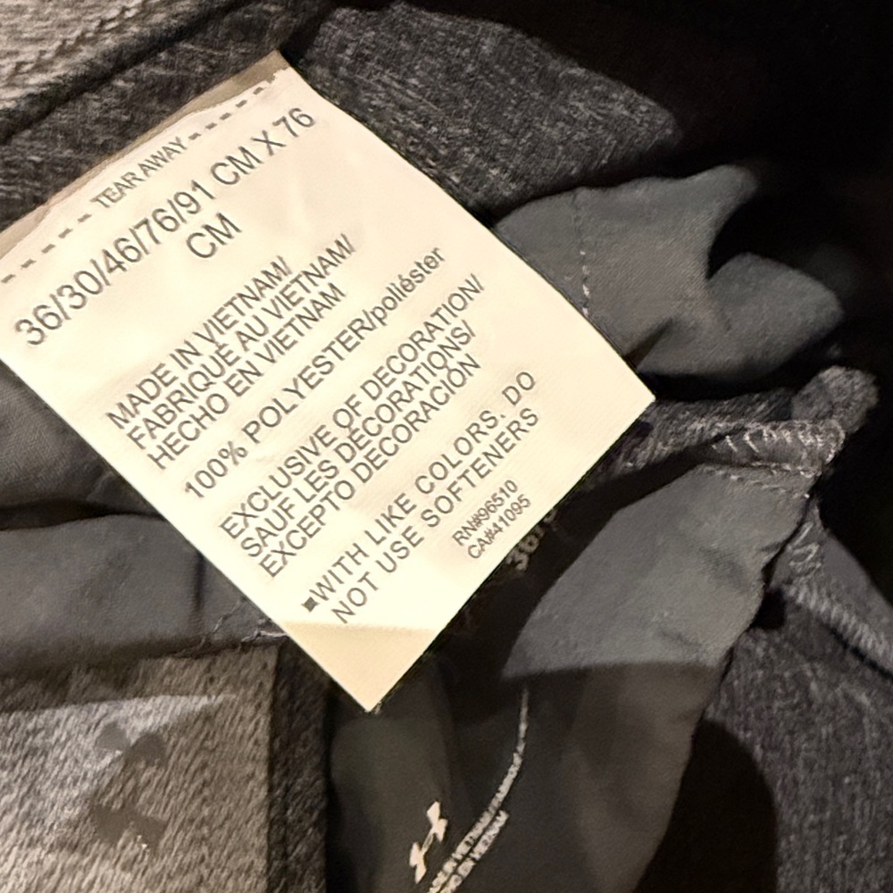 Under Armour Men's Vented Stretch Golf Pants in charcoal gray 36 x 30 - Picture 4 of 5